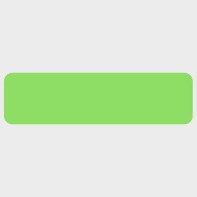 Neon Green 3/4 x 2 3/4 Inch Roll of Rectangle Labels - Bright Adhesive