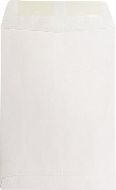 White 28lb 7 1/2 x 10 1/2 Open End Envelopes
