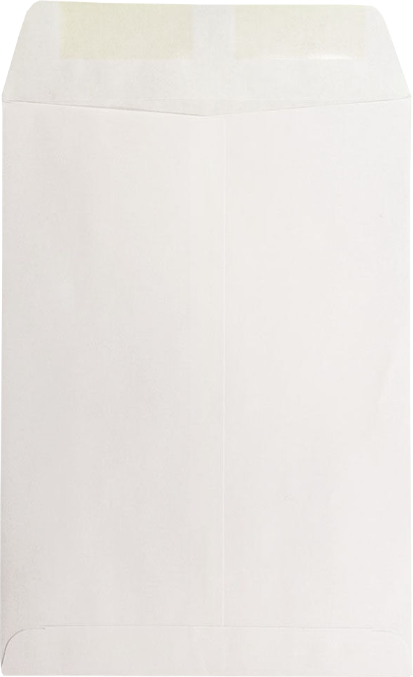 White 28lb 7 1/2 x 10 1/2 Open End Envelopes