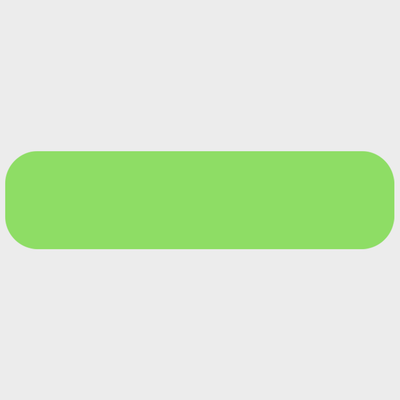 Neon Green 3/8 x 1 1/2 Inch Roll of Rectangle Labels - Bright Adhesive