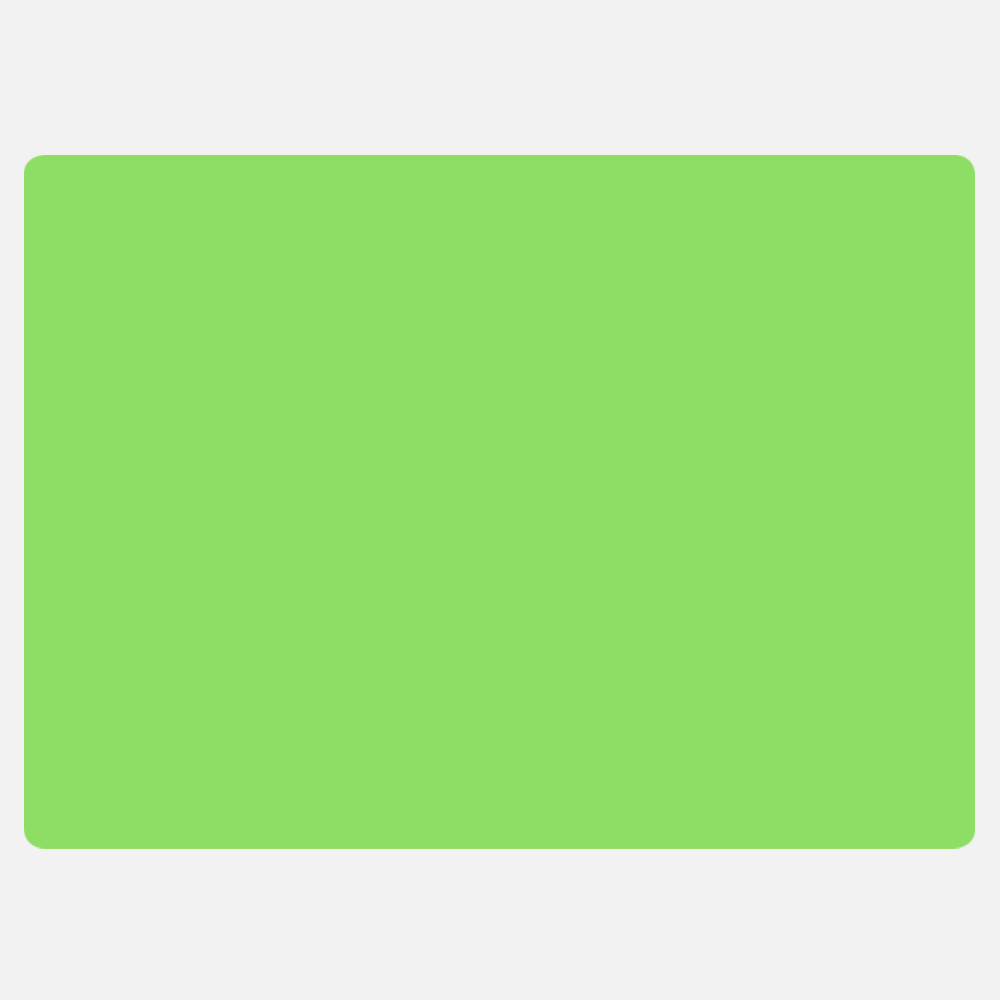 Neon Green 4 x 5 1/2 Inch Roll of Rectangle Labels - Bright Adhesive
