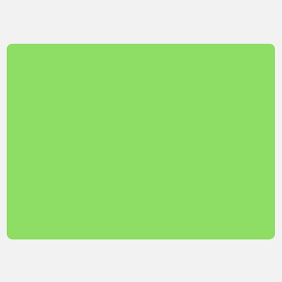 Neon Green 4 x 5 1/2 Inch Roll of Rectangle Labels - Bright Adhesive