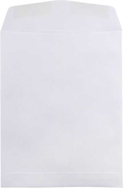 White 28lb 8 3/4 x 11 1/4 Open End Envelopes