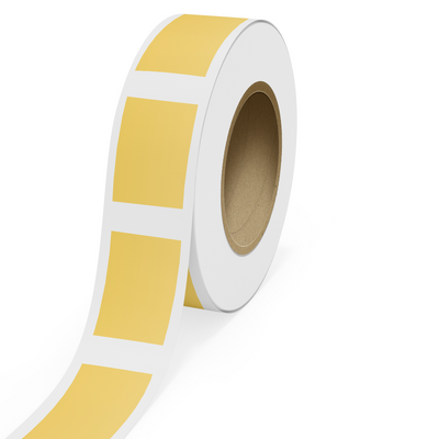 Gold Foil 4 x 6 Inch Roll of Rectangle Labels - Durable with Metallic Finish