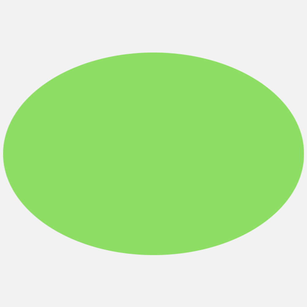 Neon Green 4 x 6 Inch Roll of Oval Labels - Bright Adhesive