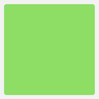 Neon Green 5 x 5 Inch Roll of Square Labels - Bright Adhesive
