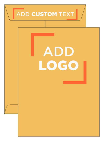 Brown Kraft 28lb 9 x 12 Open End Envelopes
