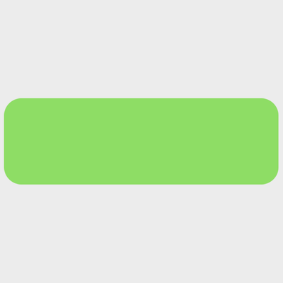 Neon Green 5/8 x 2 Inch Roll of Rectangle Labels - Bright Adhesive