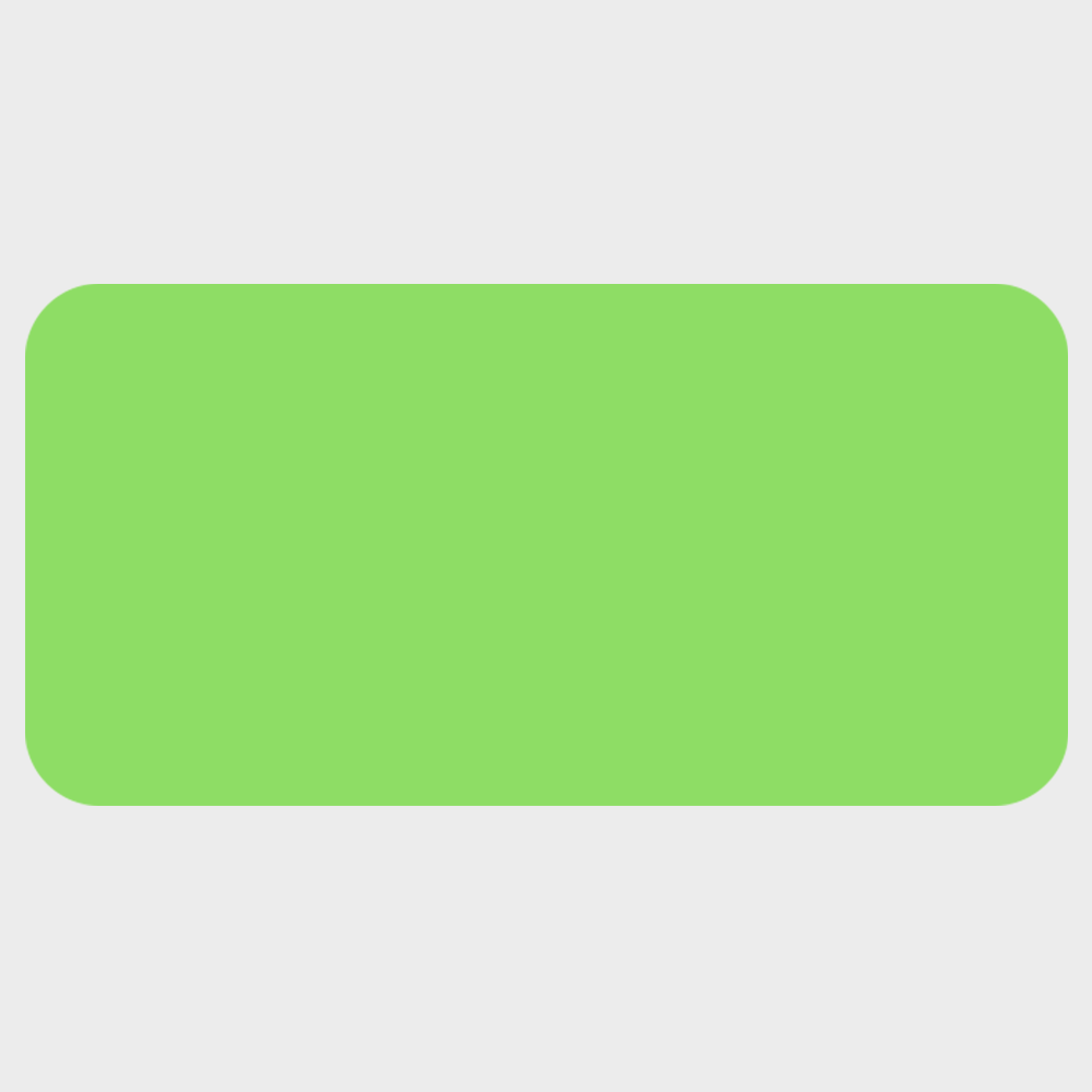 Neon Green 7/8 x 1 3/4 Inch Roll of Rectangle Labels - Bright Adhesive