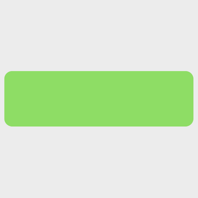 Neon Green 7/8 x 3 Inch Roll of Rectangle Labels - Bright Adhesive