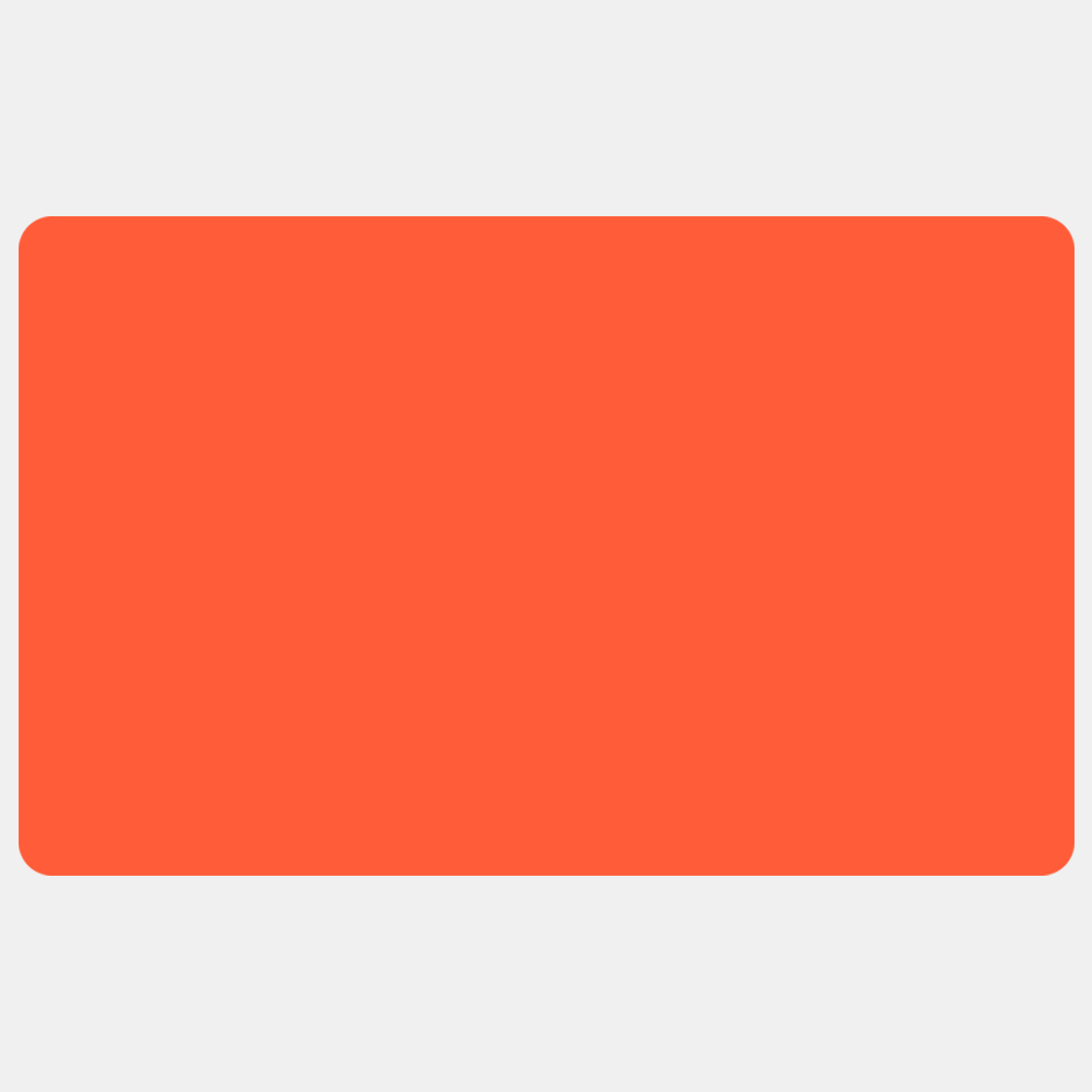 Neon Red 2 1/2 x 4 Inch Rectangle Address Labels (8 Labels per Sheet)
