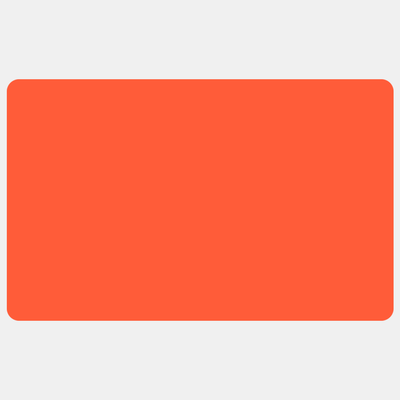 Neon Red 2 1/2 x 4 Inch Rectangle Address Labels (8 Labels per Sheet)