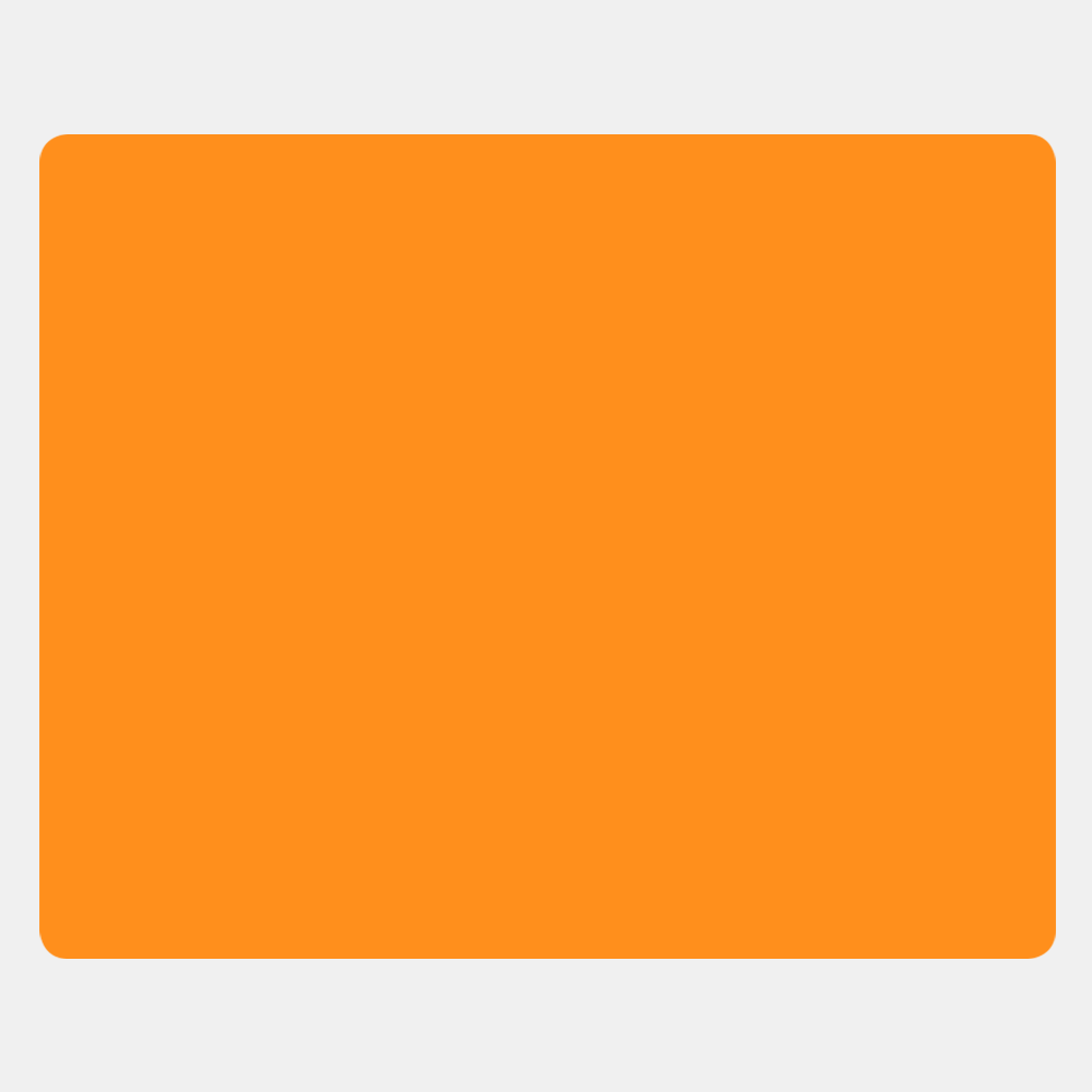 Neon Orange 3 1/4 x 4 Inch Rectangle Shipping Labels (6 Labels per Sheet)