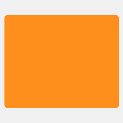 Neon Orange 3 1/4 x 4 Inch Rectangle Shipping Labels (6 Labels per Sheet)