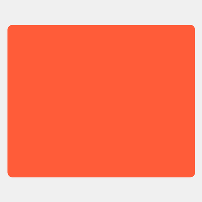Neon Red 3 1/4 x 4 Inch Rectangle Shipping Labels (6 Labels per Sheet)