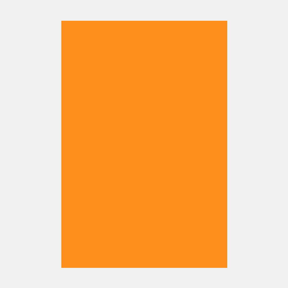 Neon Orange 4 1/4 x 5 1/2 Inch Rectangle Packaging Labels (4 Labels per Sheet)