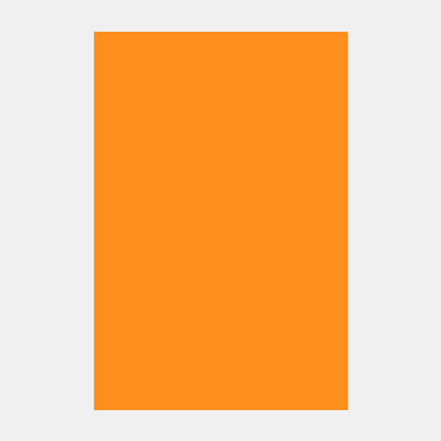 Neon Orange 4 1/4 x 5 1/2 Inch Rectangle Packaging Labels (4 Labels per Sheet)