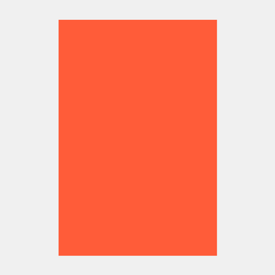 Neon Red 4 1/4 x 5 1/2 Inch Rectangle Packaging Labels (4 Labels per Sheet)