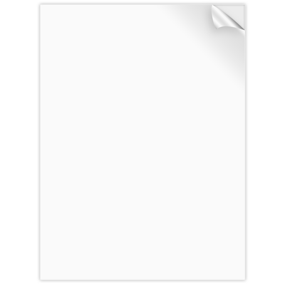 White Rectangle Labels - 8 1/2 x 11
