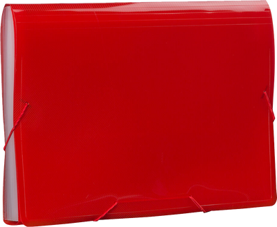 Red Legal Size 13 Pocket Expanding Files (10 x 15)