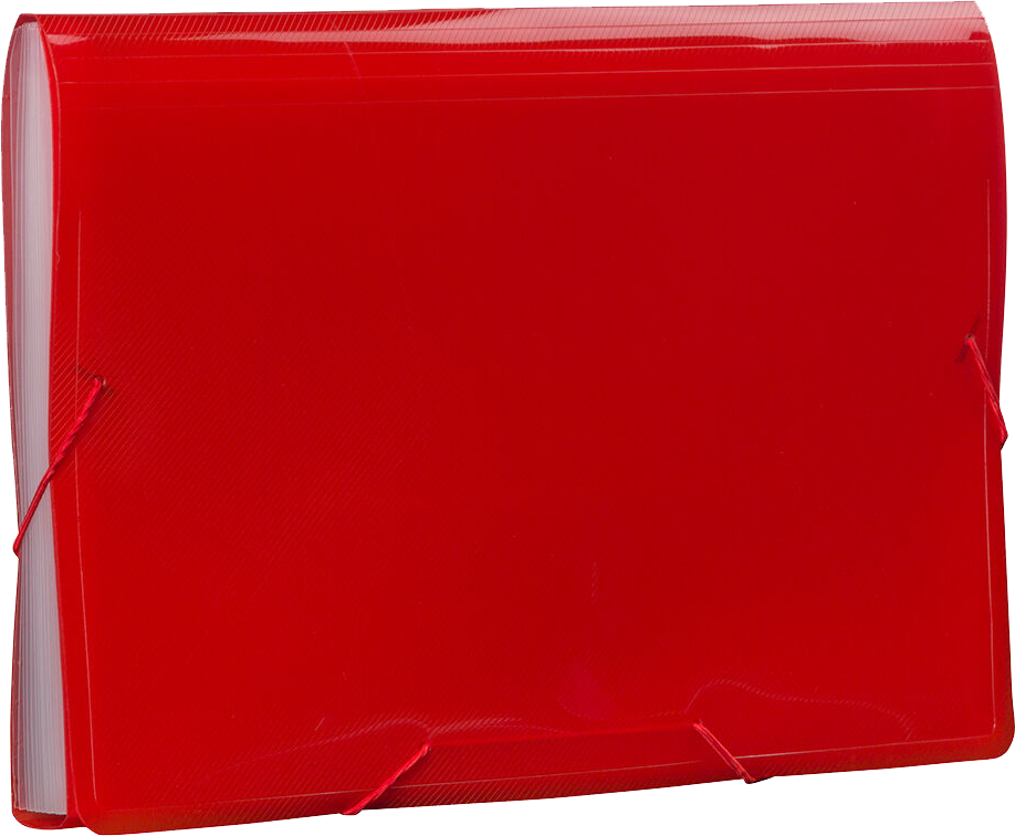 Red Legal Size 13 Pocket Expanding Files (10 x 15)