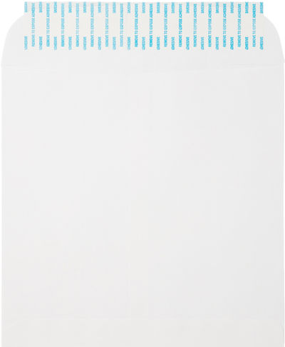 White 28lb 9 1/2 x 9 1/2 Square Envelopes with Peel & Seal