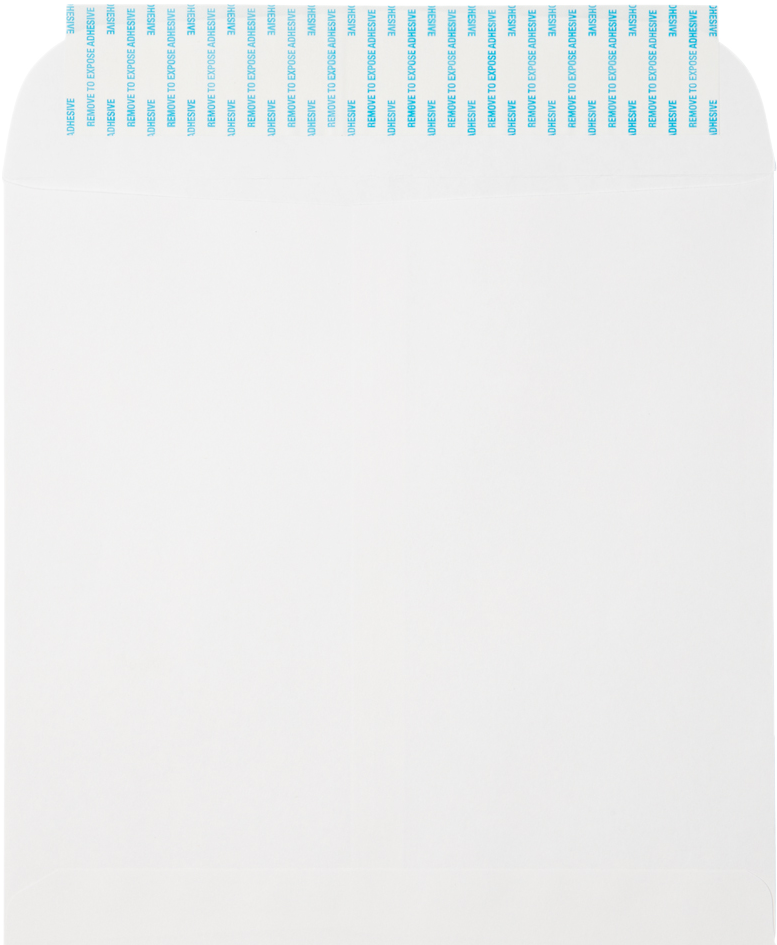 White 28lb 9 1/2 x 9 1/2 Square Envelopes with Peel & Seal