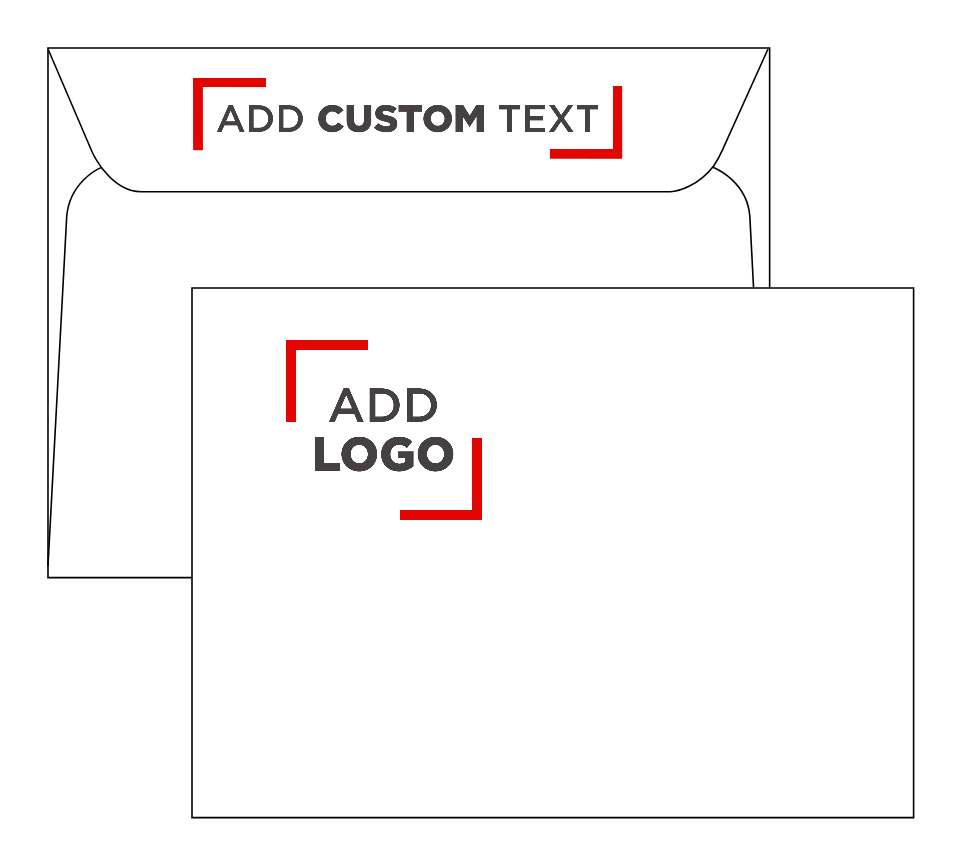 White 24lb 5 1/2 x 7 1/2 Booklet Envelopes