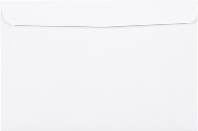 White 24lb 6 x 9 Booklet Envelopes