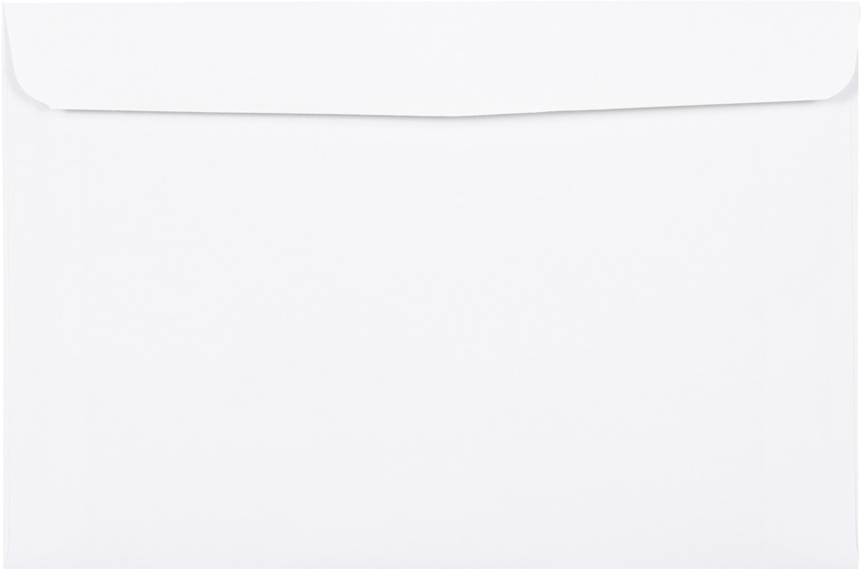 White 24lb 6 x 9 Booklet Envelopes
