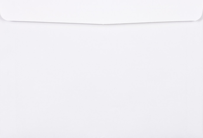 White 24lb 6 1/2 x 9 1/2 Booklet Envelopes