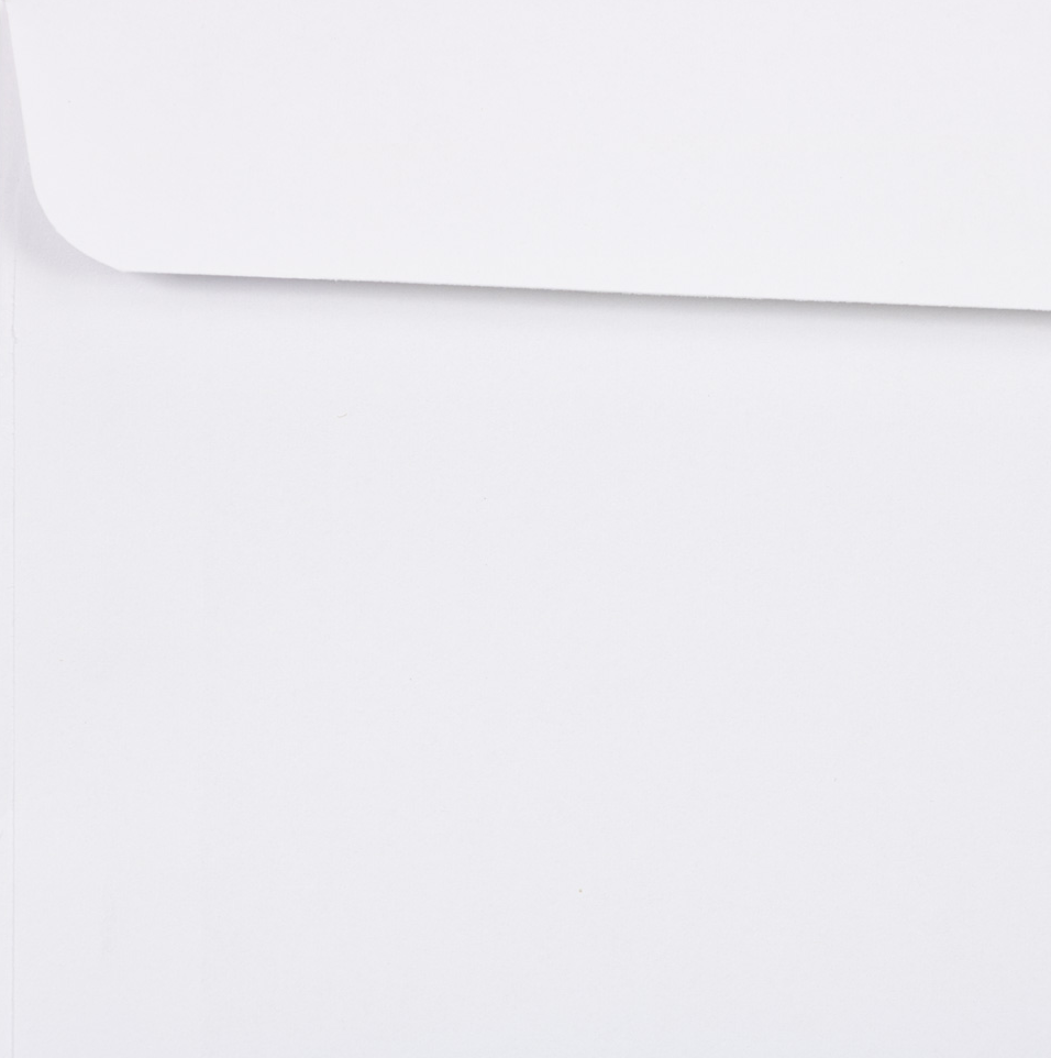 White 24lb 6 1/2 x 9 1/2 Booklet Envelopes