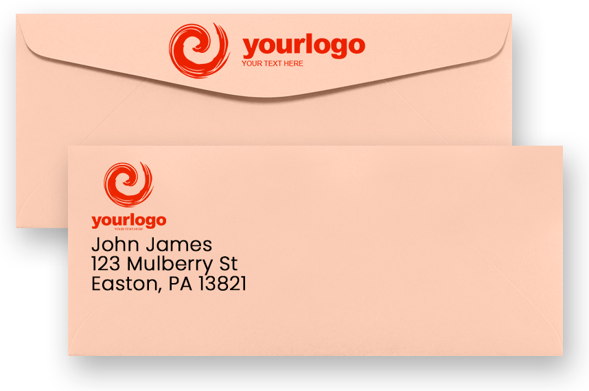 Blush Pink 32lb #10 Regular Envelopes (4 1/8 x 9 1/2)