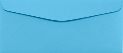 Bright Blue 24lb #10 Regular Envelopes(4 1/8 x 9 1/2)
