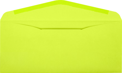 Wasabi Lime Green 32lb #10 Regular Envelopes (4 1/8 x 9 1/2)