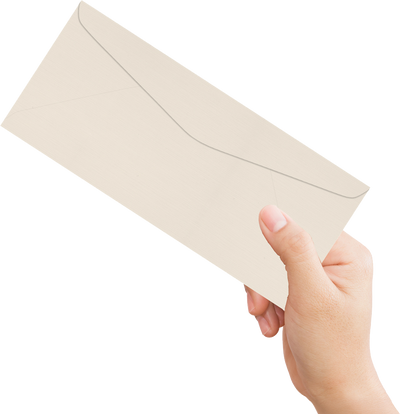 Ivory Linen 24lb Neenah #10 Regular Premium Envelopes (4 1/8 x 9 1/2)