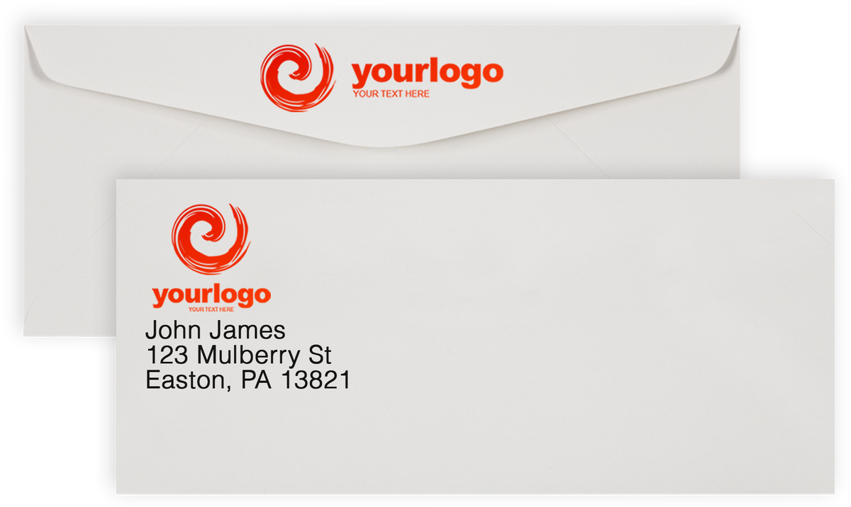 Glossy White 65lb #10 Regular Envelopes (4 1/8 x 9 1/2)