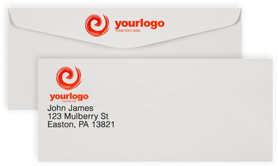 Glossy White 65lb #10 Regular Envelopes (4 1/8 x 9 1/2)