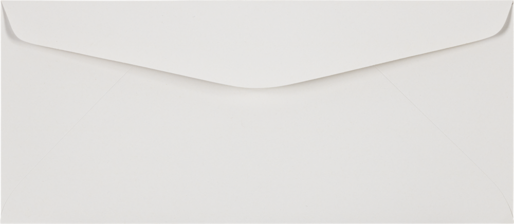 Glossy White 65lb #10 Regular Envelopes (4 1/8 x 9 1/2)