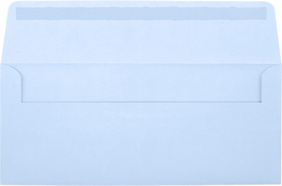 Baby Blue 32lb #10 Window Envelopes (4 1/8 x 9 1/2)