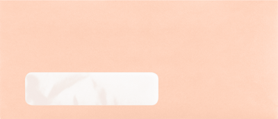 Blush Pink 32lb #10 Window Envelopes (4 1/8 x 9 1/2)