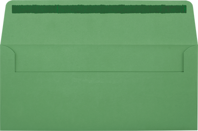 Holiday Green 32lb #10 Window Envelopes (4 1/8 x 9 1/2)