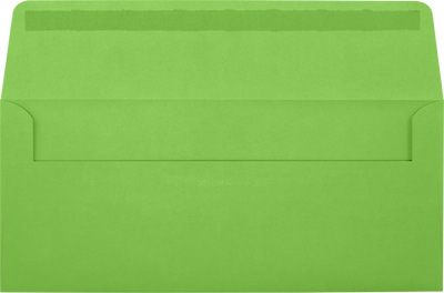 Lime Green 32lb #10 Window Envelopes (4 1/8 x 9 1/2)