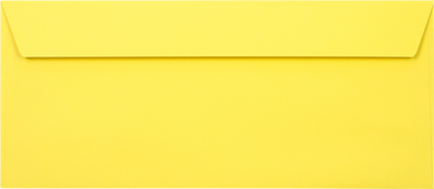 Citrus Yellow 32lb #10 Window Envelopes (4 1/8 x 9 1/2)