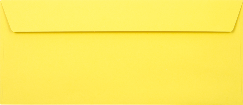Citrus Yellow 32lb #10 Window Envelopes (4 1/8 x 9 1/2)