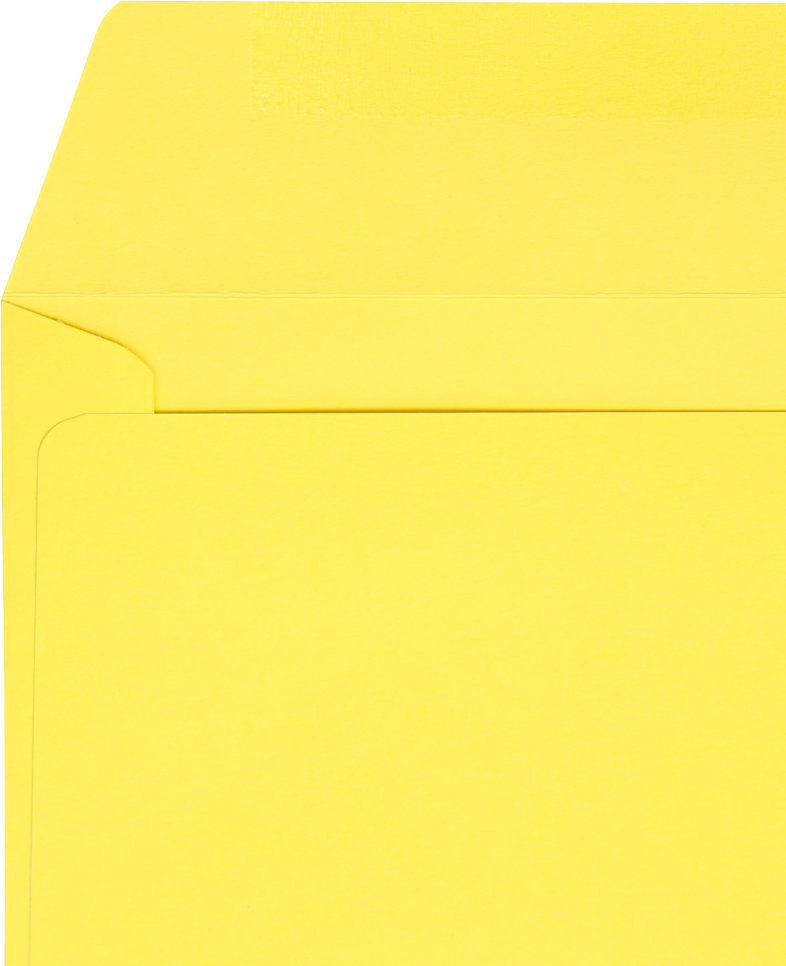 Citrus Yellow 32lb #10 Window Envelopes (4 1/8 x 9 1/2)