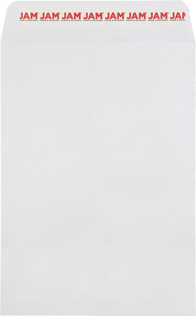 White 28lb 7 1/2 x 10 1/2 Open End Envelopes with Peel & Seal