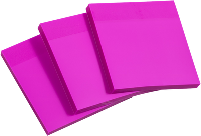 Purple Transparent Sticky Note Pads