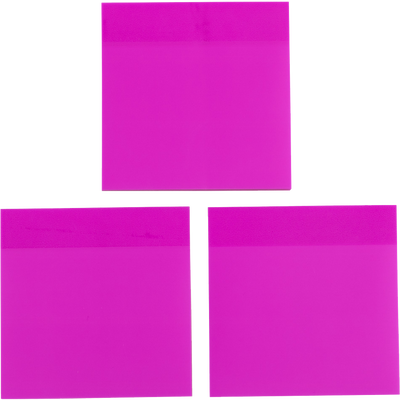 Purple Transparent Sticky Note Pads