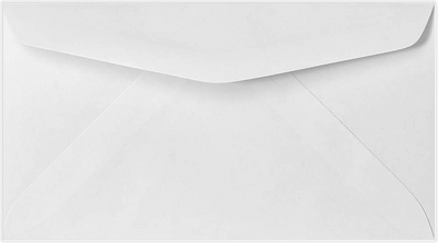 White 24lb #7 Regular Envelopes (3 3/4 x 6 3/4)